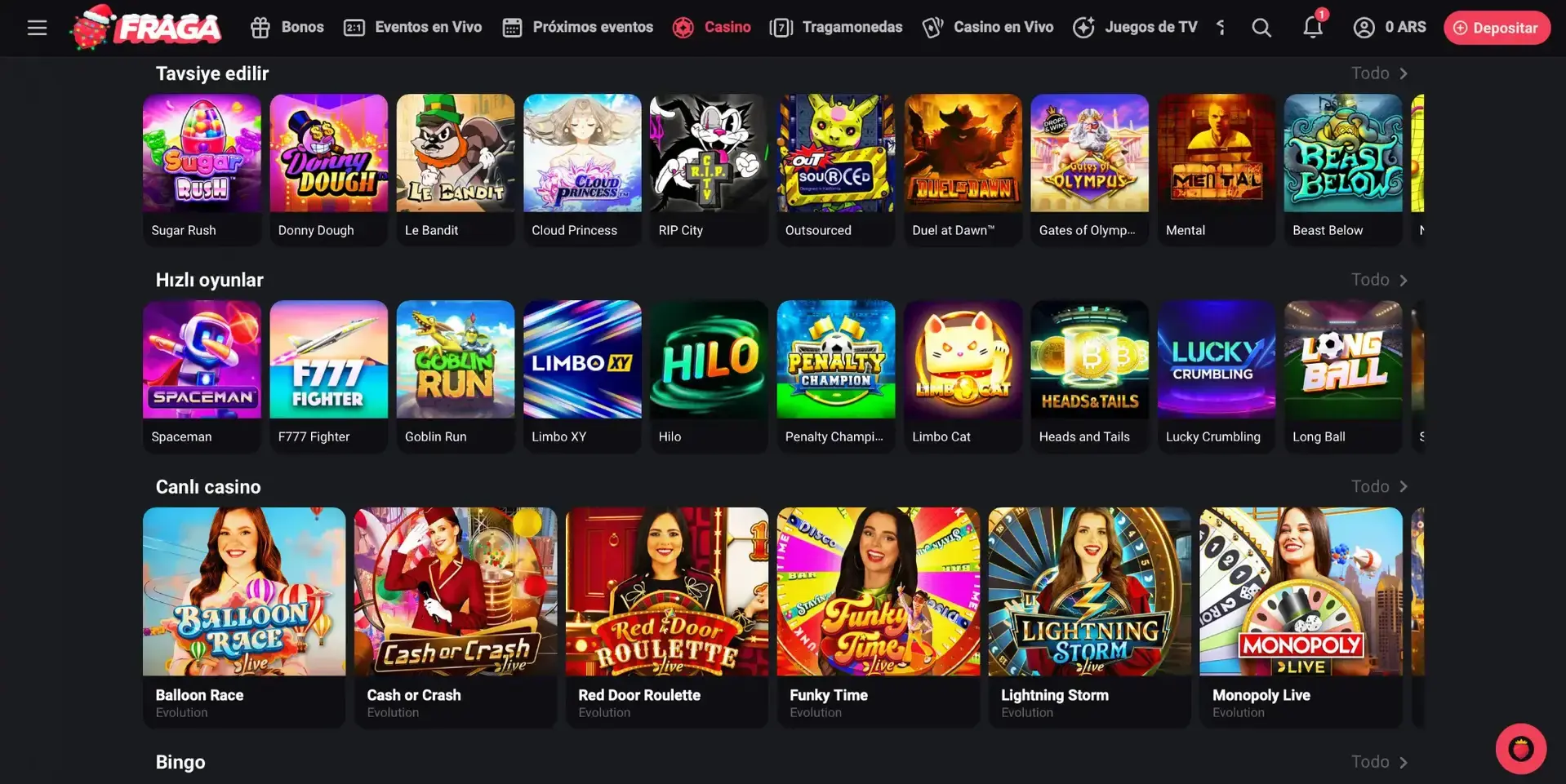 Fraga Casino Argentina: Jugá Online image 3